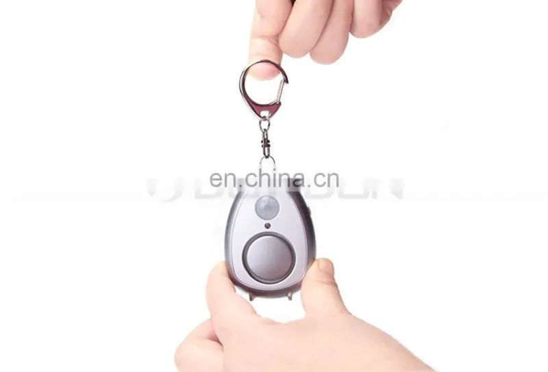 Mini Keychain Home Office Personal Panic Button Alarm with Infrared Detectors
