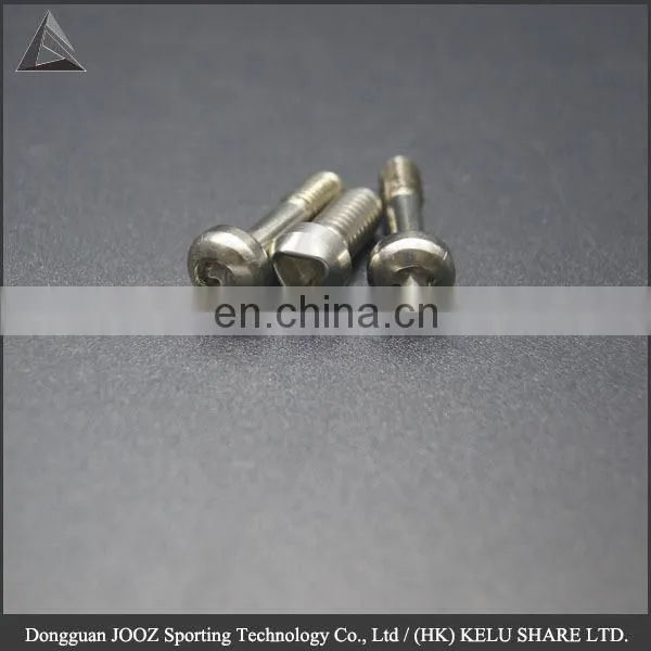 Cross point irregular big round flat head screw