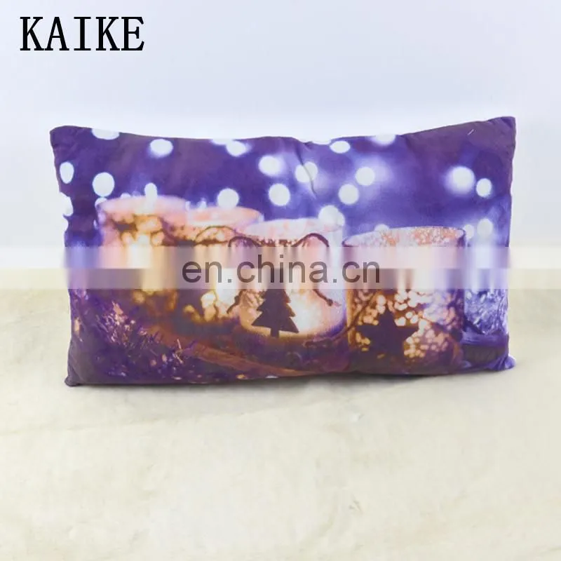 Custom new fashion led plush cushion headboard bed