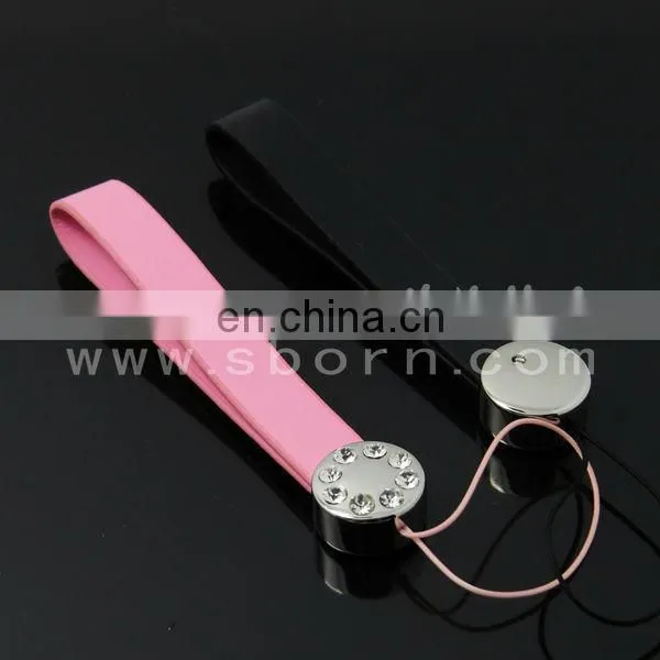 Solid color mobile phone strap
