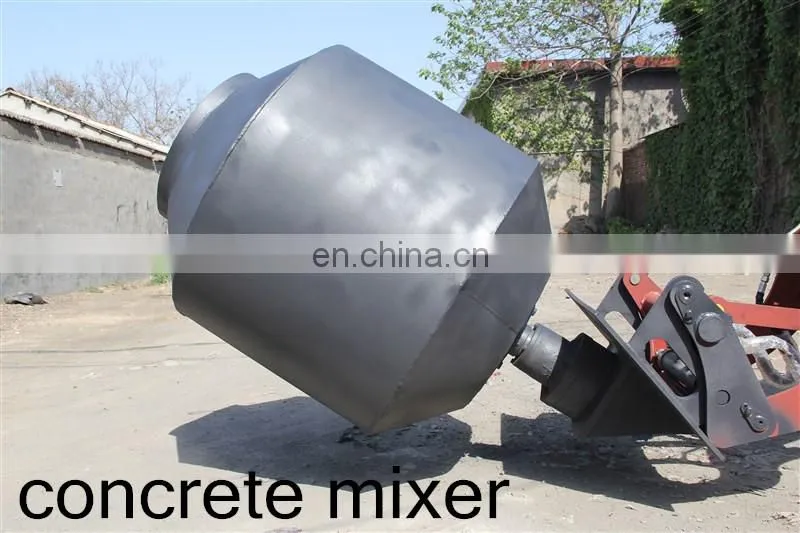 2.5ton wheel loader with trencher auger mix bucket