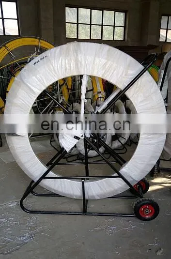 Fiberglass wall floor running cable rod