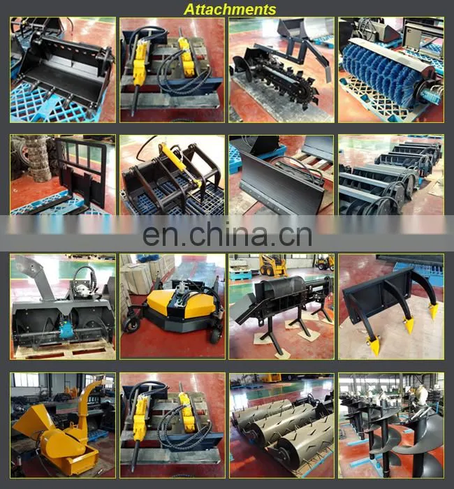 China HYSOON multifunction articulated mini loader price for sale
