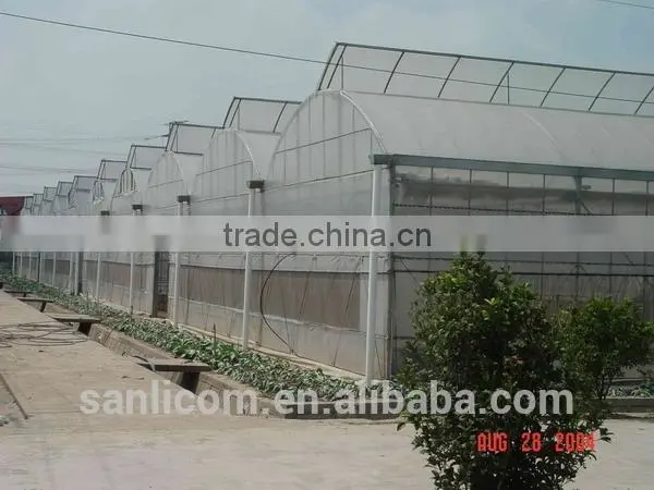 agriculture commercial plastic film covered greenhouses