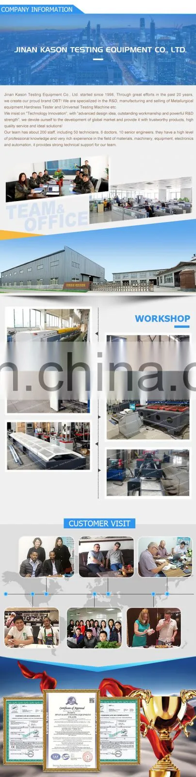Customized! Computer Control Eletro Hydraulic Horizontal Webbing Sling bolt Tensile testing equipment from China