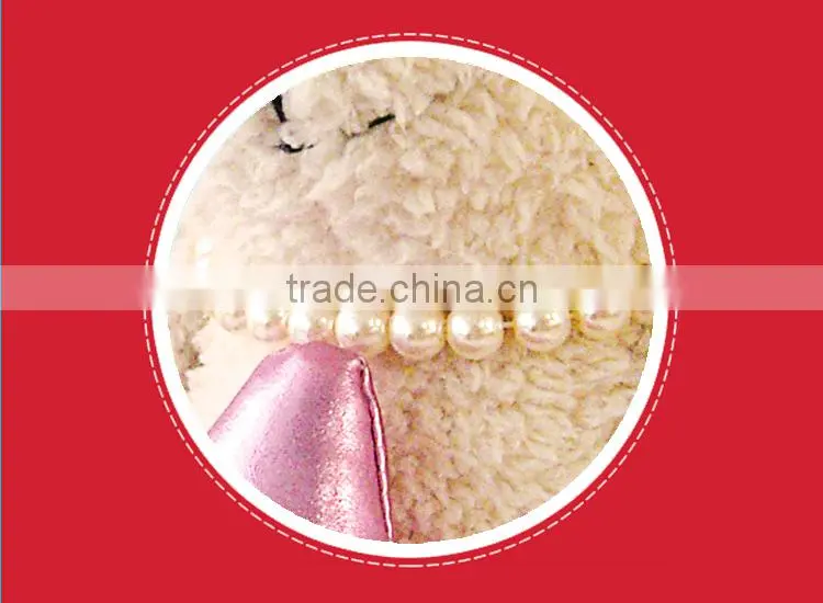 Custom polyester material stuffed talking plush bear toy