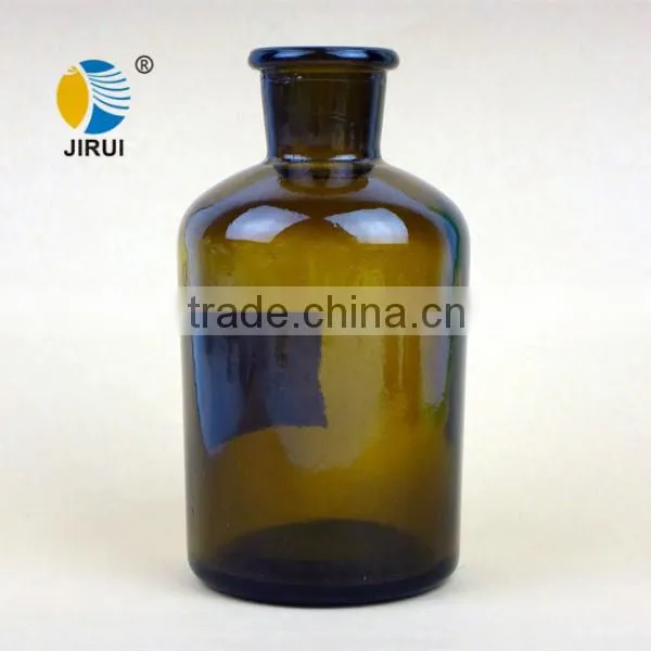 250ml Small Mouth Amber Glass Reagent Bottles