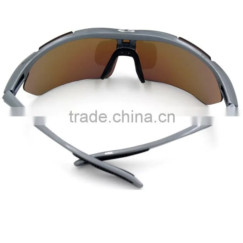 2016 factory direct sale dropshipping no minimum order outdoor sport bicycle riding cycling glasses 5 lens