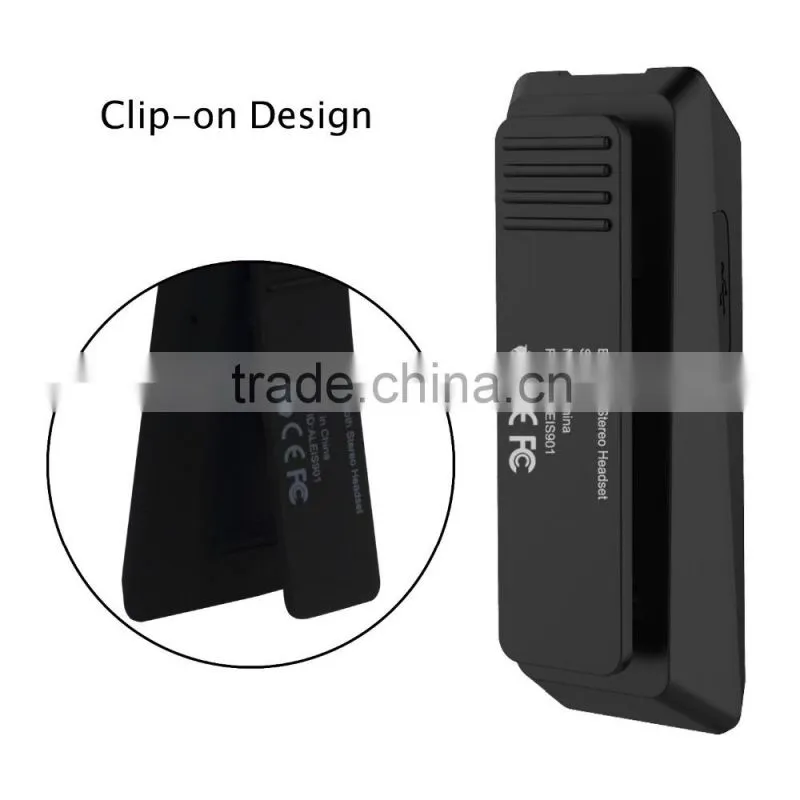 2015 newest neck back sports V4.1 bluetooth earbuds earphone with mic