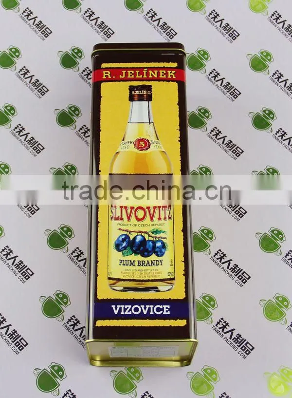 Wine Tin Box