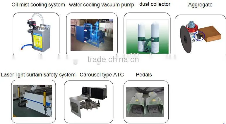 Italy Air Cooling Spindle, XYZ axis Ball Screw Woodworking CNC Router Machine for wood/plastic/marble/acrylic/aluminum