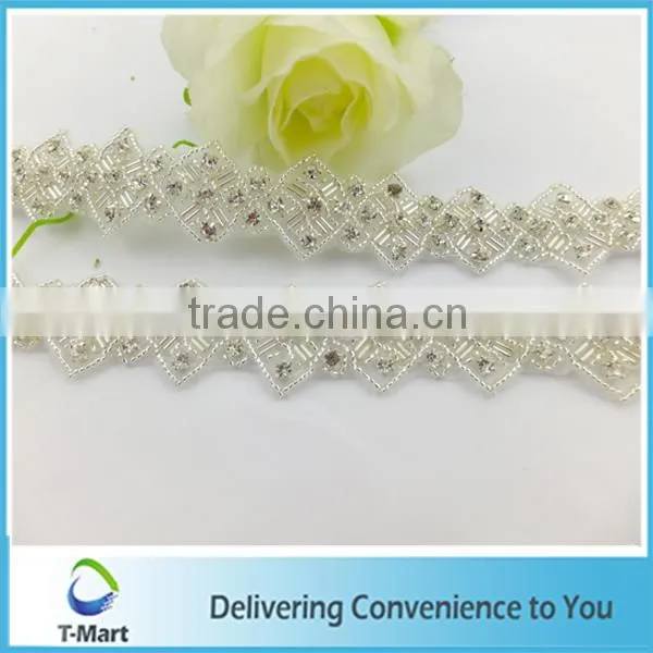 Factory price embroidery designs bead work