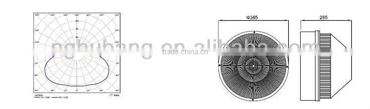 ce lighting 40-100W Induction ceiling light with ceiling round fixture