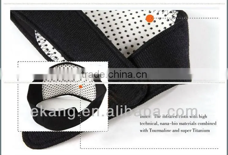 Self-heating massage neck belt