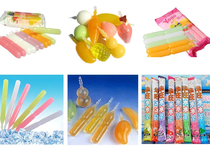 Tube Crushed Ice Ice Pop Filling Sealing Machine