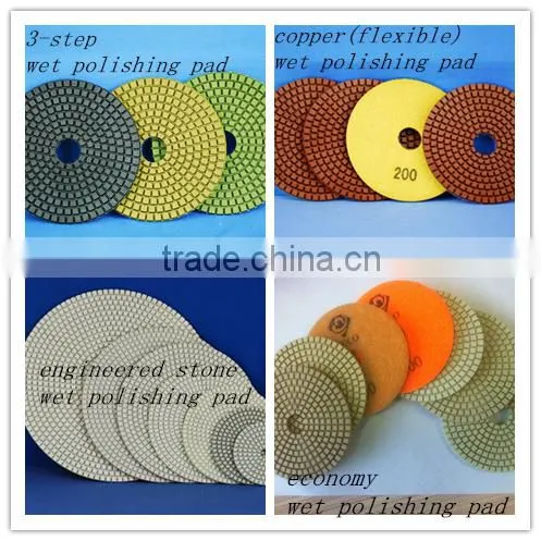 4 Inch Resin Bond Grinding Wet Use Diamond Fluting Wheel