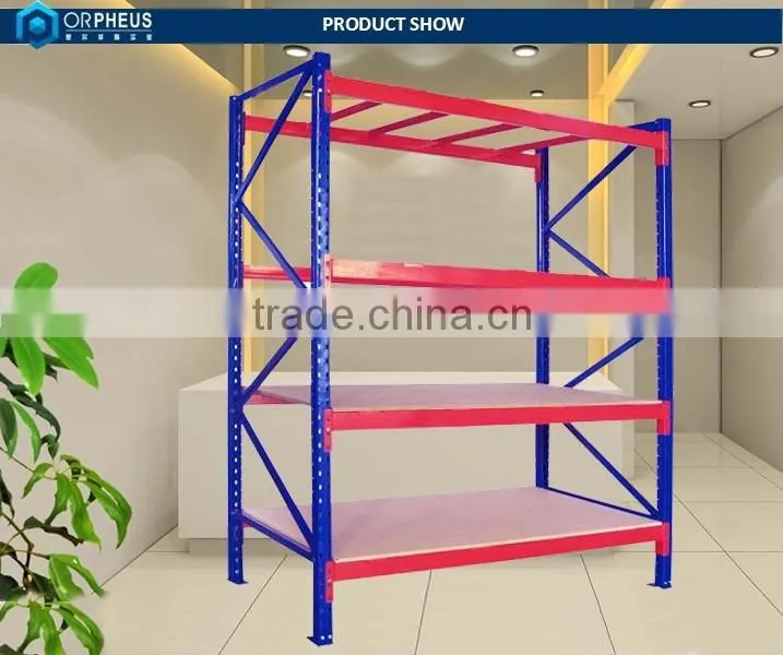 Service equipment custom steel 4 tier used supermarket shelf