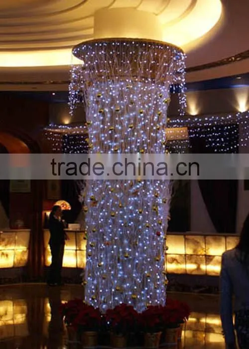 Outdoor christmas tower pole led lights hang decor