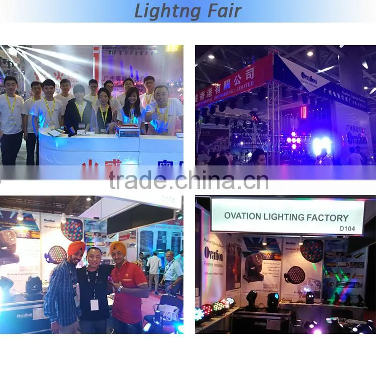 Led moving head spider light RGBW narrow beam smooth linear dimming