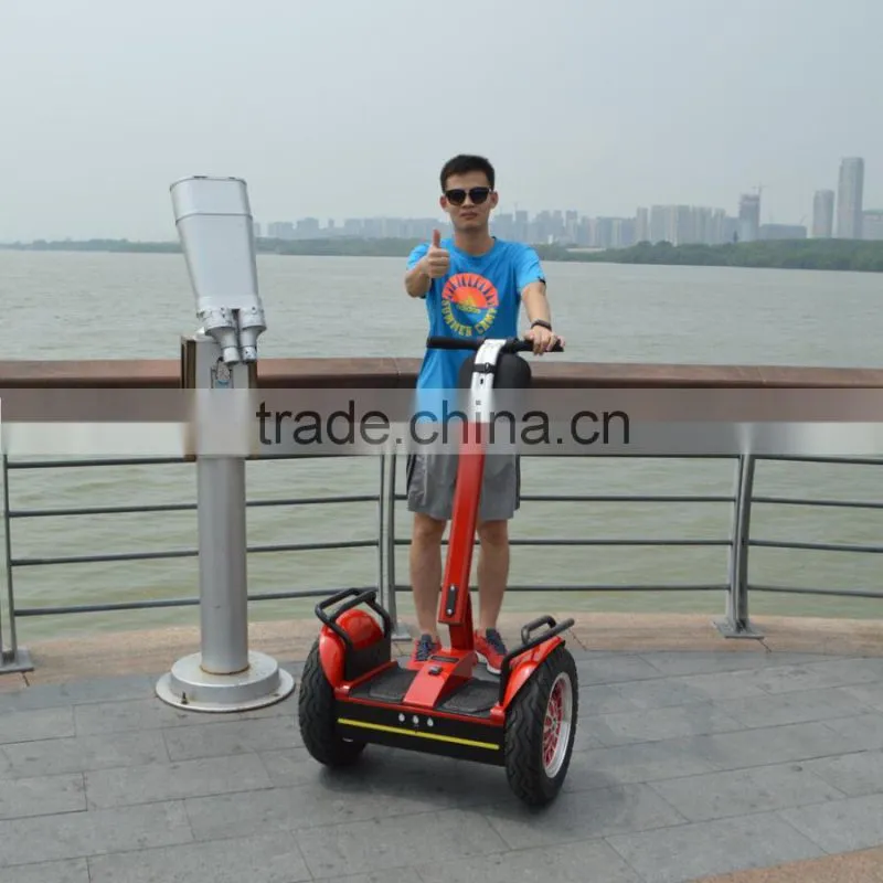 Green power high-class Cross-country vehicle 2 wheel self-balancing electric scooter foldable