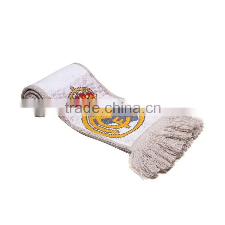 custom design acrylic football soccer fans scarf