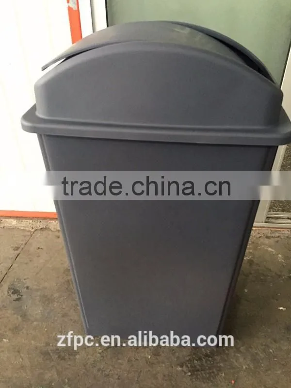90 litre square swing bin trash container garbage bin waste can