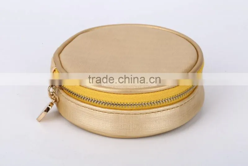 High Quality PU or PVC Leather Popular Color Cosmetic Bag for women