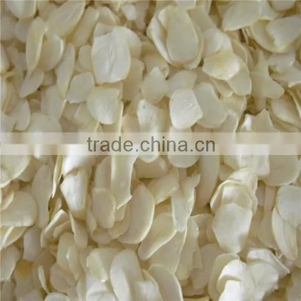 2016 new Chinese High Quality Dehydrated garlic flakes and sliced without root or with root