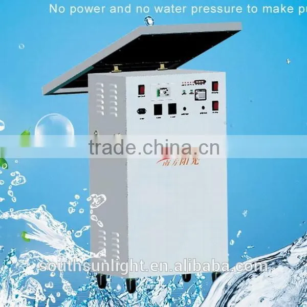 Solar outdoor water filter, uv water filter