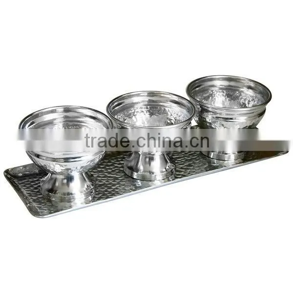 Aluminum Hammered Tray