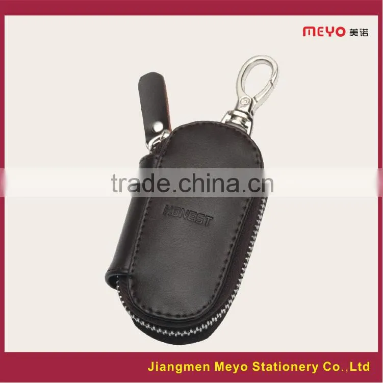 2015 Popular Commercial Promotional Customized Made Genuine Leather key wallet MEYOKW172
