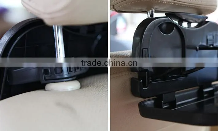 (120503)Car dining table folding car pallet back seat drink holder water car cup holder drink holder