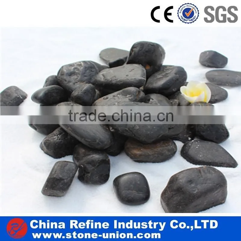 Stripe Pebble Tiles,Machine-Made Pebble pebble,yellow pebble