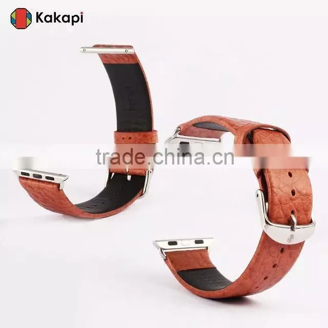 for Apple Watch leather band with adapter ,Genuine leather band strap for 42mm MT-3909
