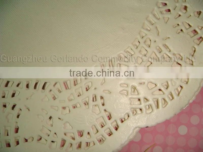 Wholesale Romantic Embossed Paper Cake Doilies 10 inch (400pcs)
