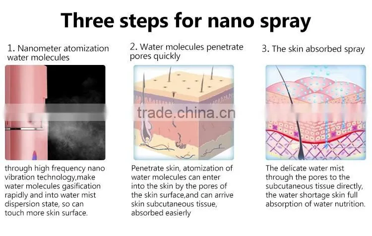 Rechargeable Portable Nano Moist Mist Facial Spray