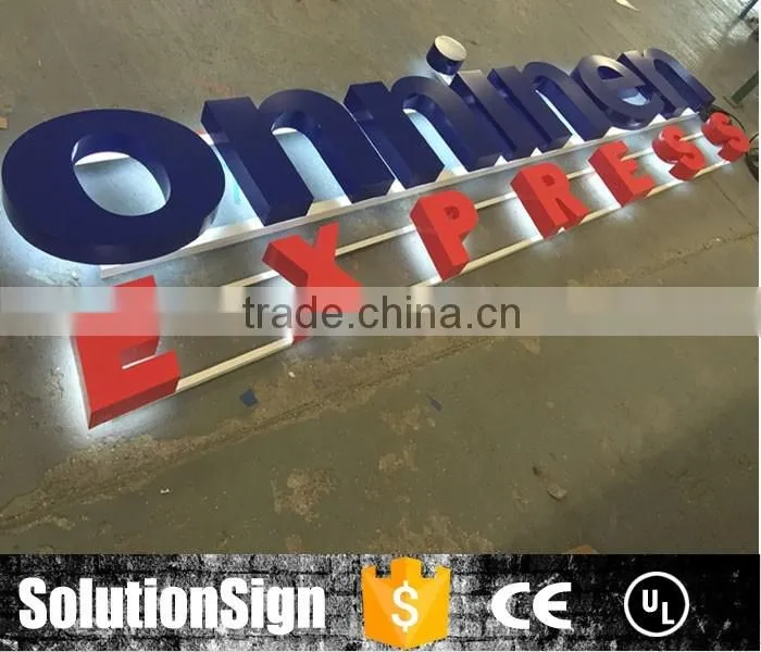 outdoor luminous billboard led sign light up led acrylic letters