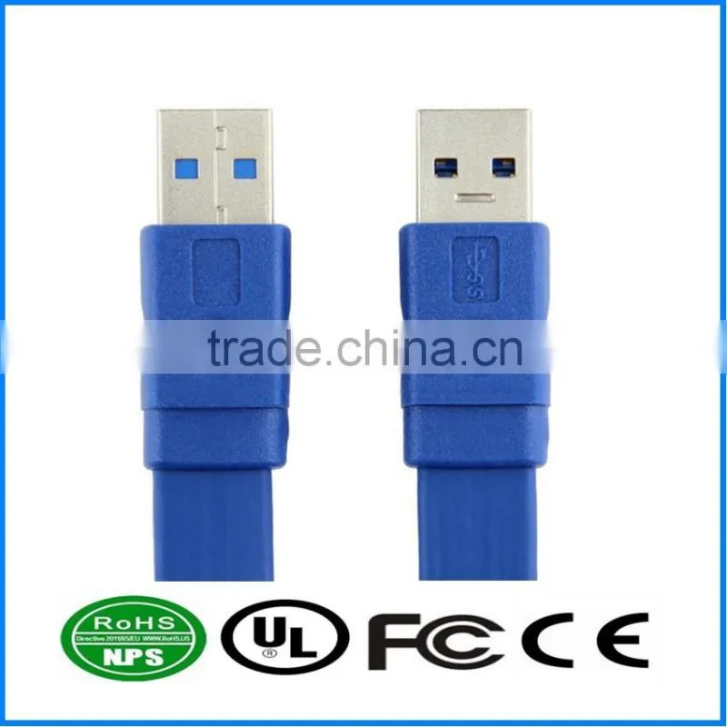 USB3.0 Datacable AM-AM Flat Wire Hard-disk Cartridge Cable