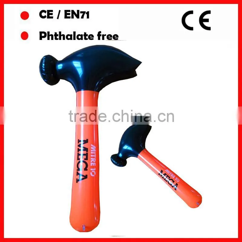 Advertising PVC inflatable hammer toys with custom logo Hot sale
