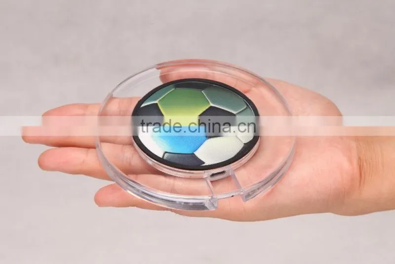 High quality circle wireless power charger,universal wireless charging pad high quallity