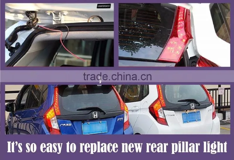 BODY KIT LED Tail Rear For HONDAA FIT Signal REAR Pillar Light