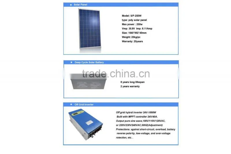 easy installation on-grid 15kw solar power system and solar system