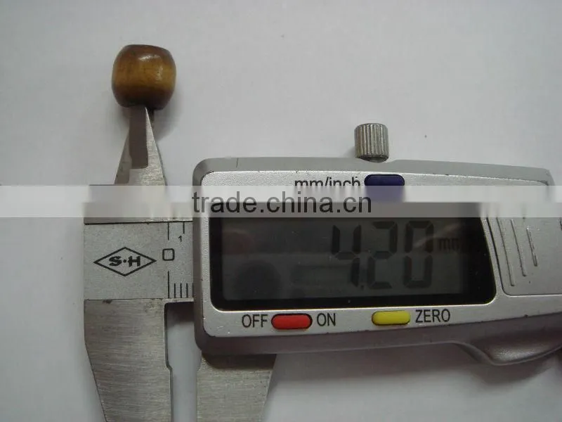 10mm fancy fashion wooden button ball