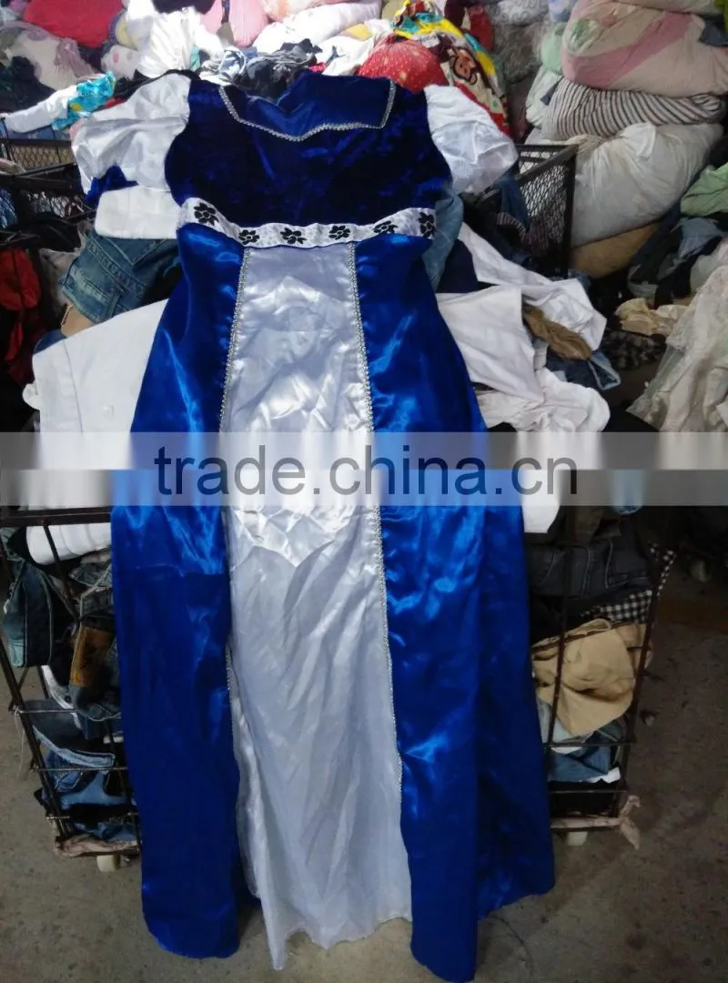 Alibaba second hand fashion women Evening dress used clothes