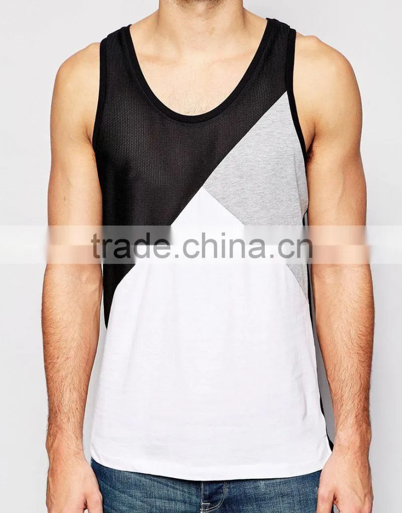 Plus Size Vest Men Mesh Tank Top Cotton Wholesale Running Singlet Custom Design