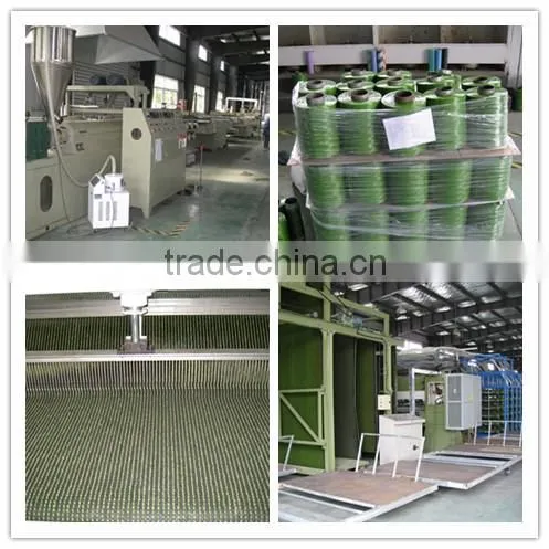 S shape four color Landscaping artificial turf grass