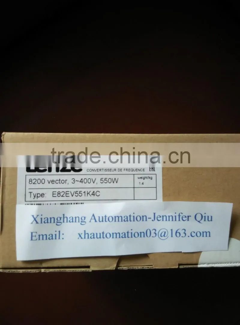 E82EV551_4C original Lenze 8200 vector frequency inverter converter drives E82EV series inverter E82EV551K4C