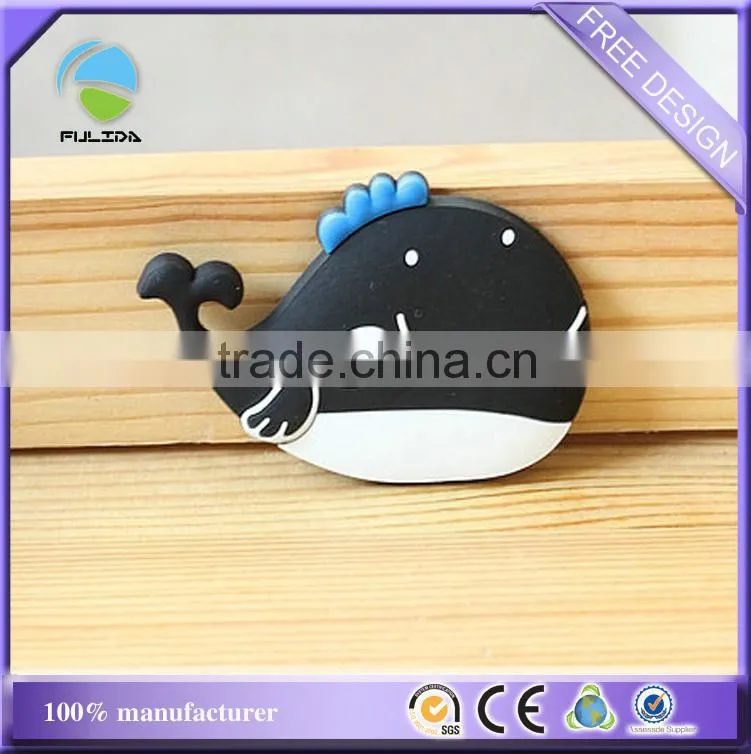 crab shaped soft PVC rubber marketing gifts fridge magnet