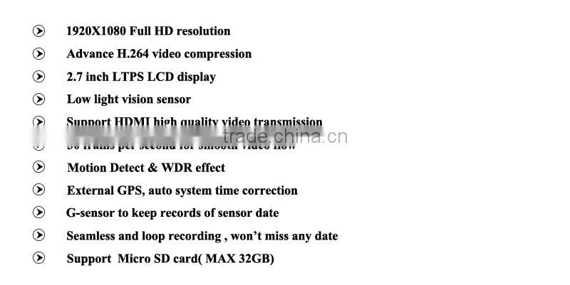 Best Model 2014 1080P spy cam car black box