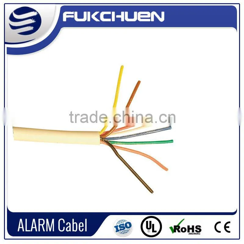 red fire resistance alarm cable 4cores 6cores 8cores 12core awm for warning systerm